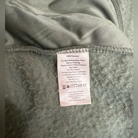 NWOT Eddie Bauer We Wander Hoodie Jacket Coat in Mineral Green - Picture 7 of 9